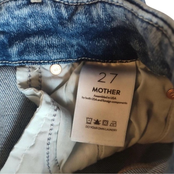 MOTHER Jeans High Rise Blue Skinny Fit - Picture 6 of 8